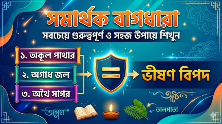 বাংলা ব্যাকরণে সমার্থক বাগধারা